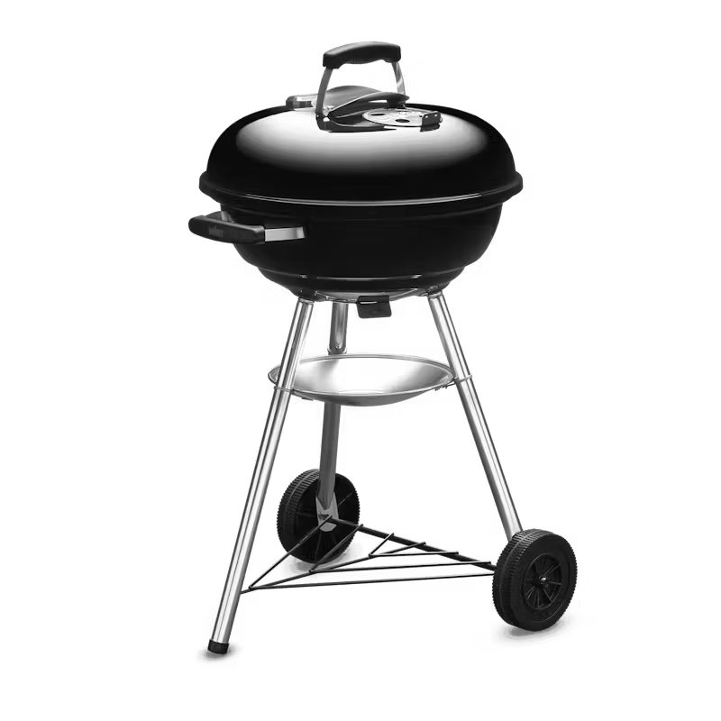 Compact Kettle Charcoal Grill 47cm with Thermometer
