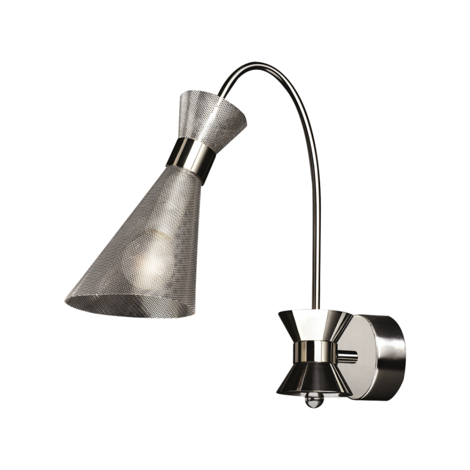 Jaquar - 1LT Cone Shaped Chrome Finishing Wall Lamp