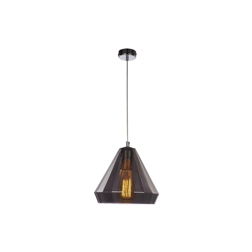 Jaquar - 1LT Smoky Glass  Pendant