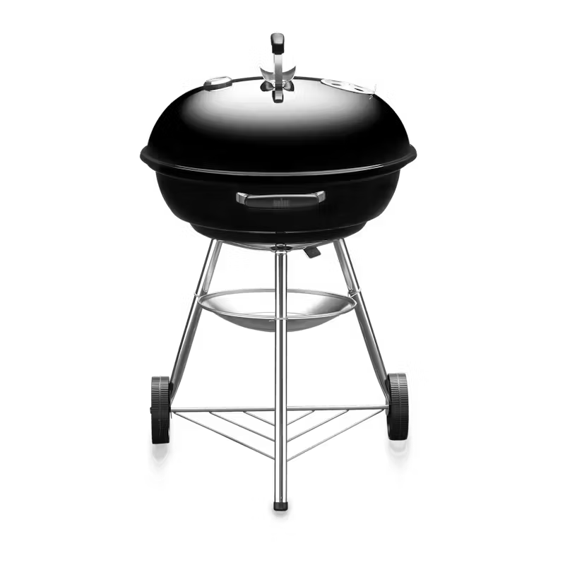 Compact Kettle Charcoal Grill 57cm with Thermometer