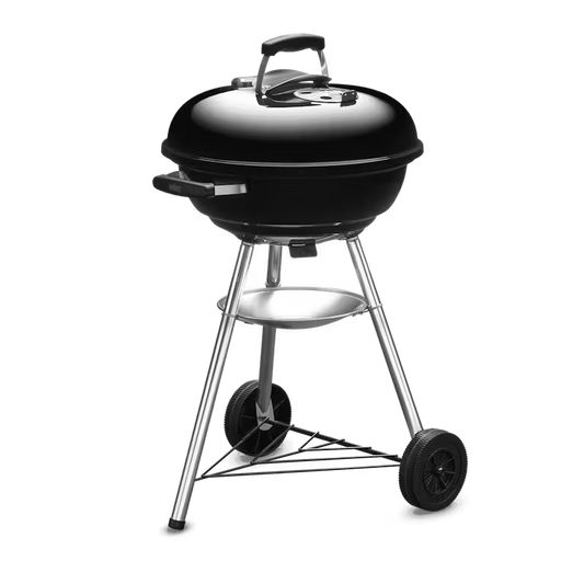 Compact Kettle Charcoal Grill 47cm with Thermometer